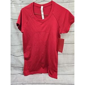 Lululemon SWIFTLY TECH SHORT SLEEVE 2.0 RED Chinese New Year Size 8 RARE